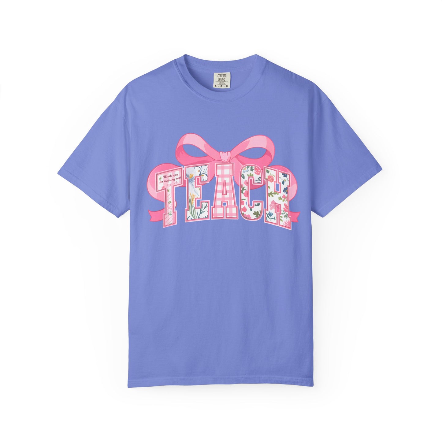 Comfort Colors® Floral Coquette Teacher Shirt