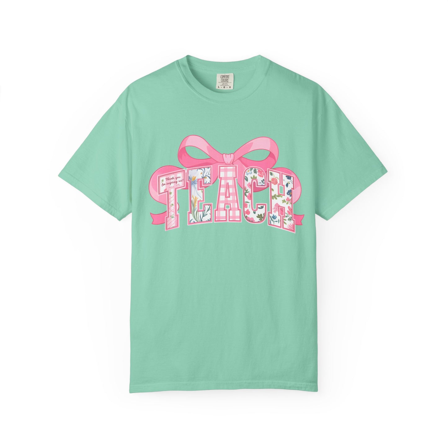 Comfort Colors® Floral Coquette Teacher Shirt