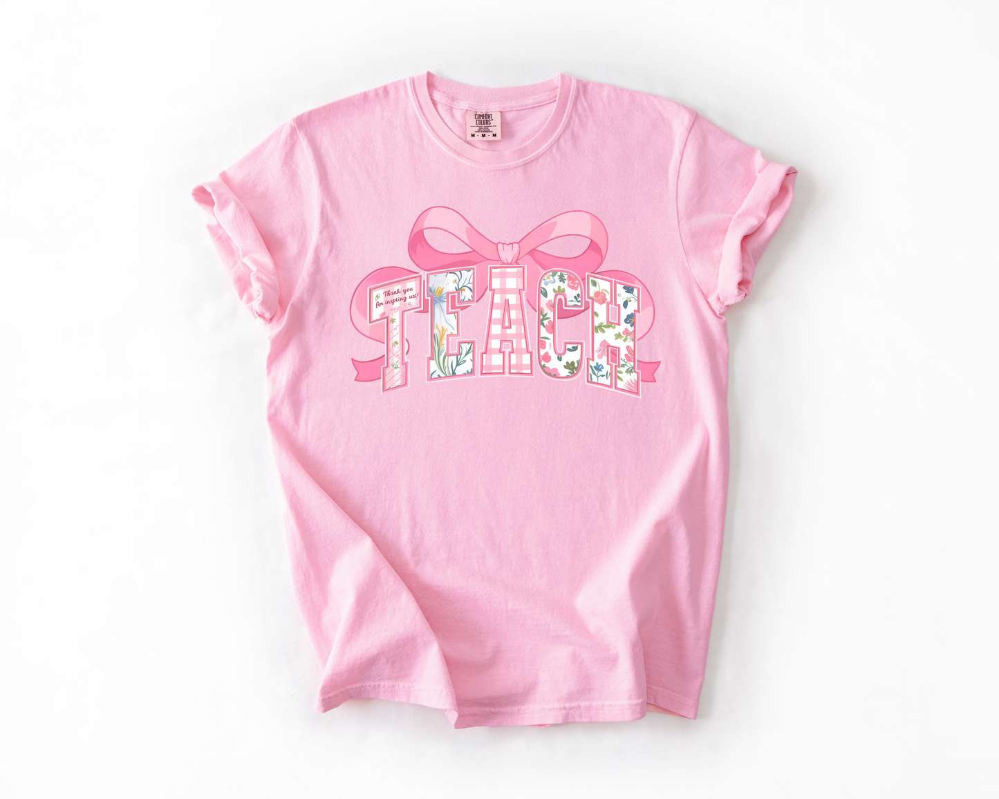 Comfort Colors® Floral Coquette Teacher Shirt