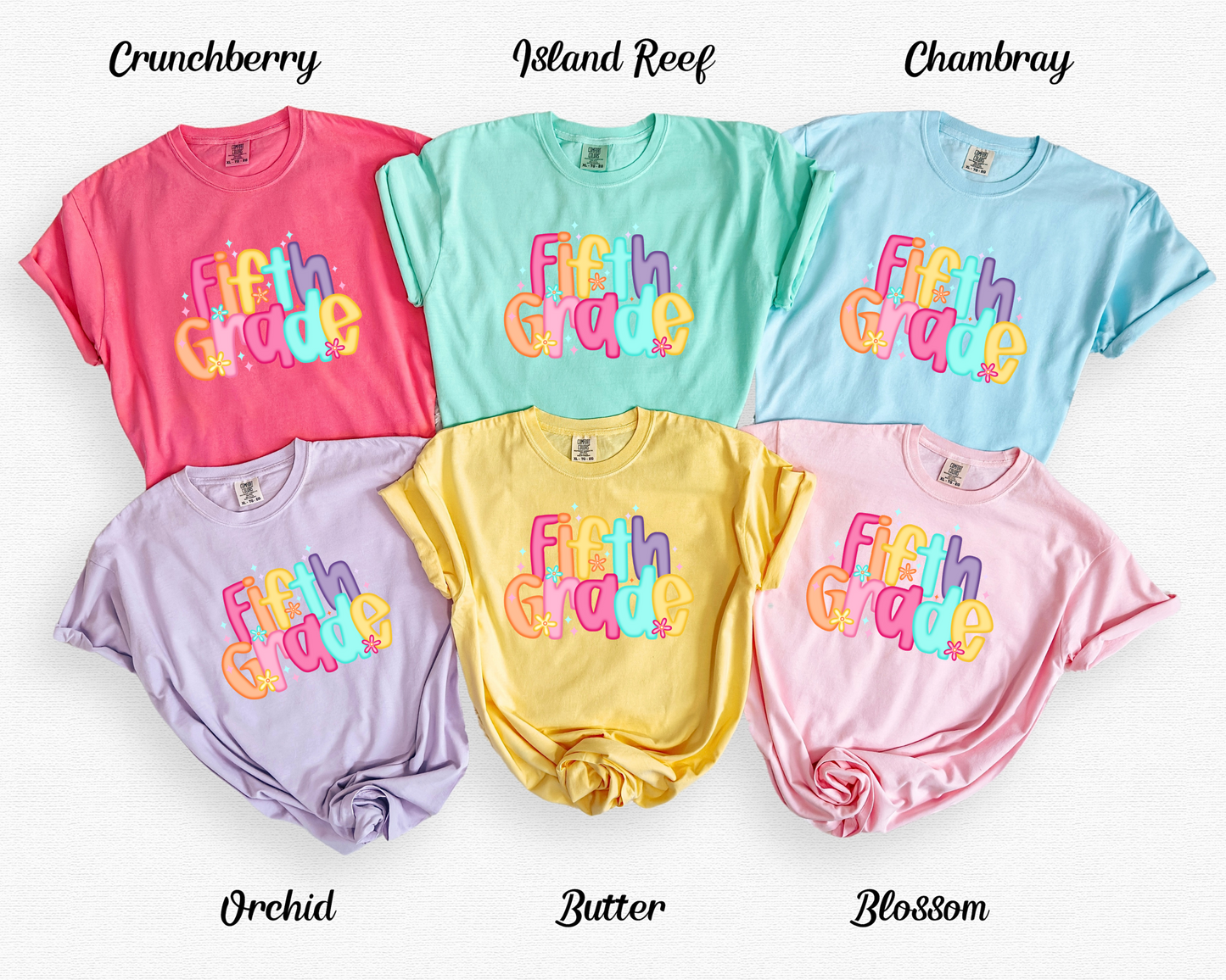 Fifth Grade Teacher Comfort Colors® Tee