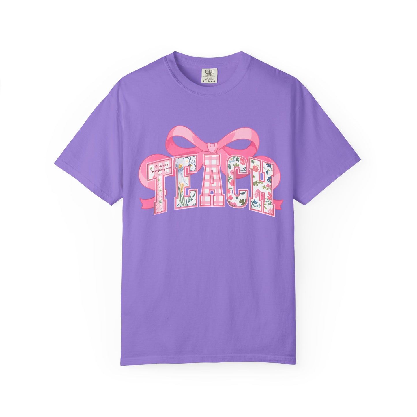 Comfort Colors® Floral Coquette Teacher Shirt