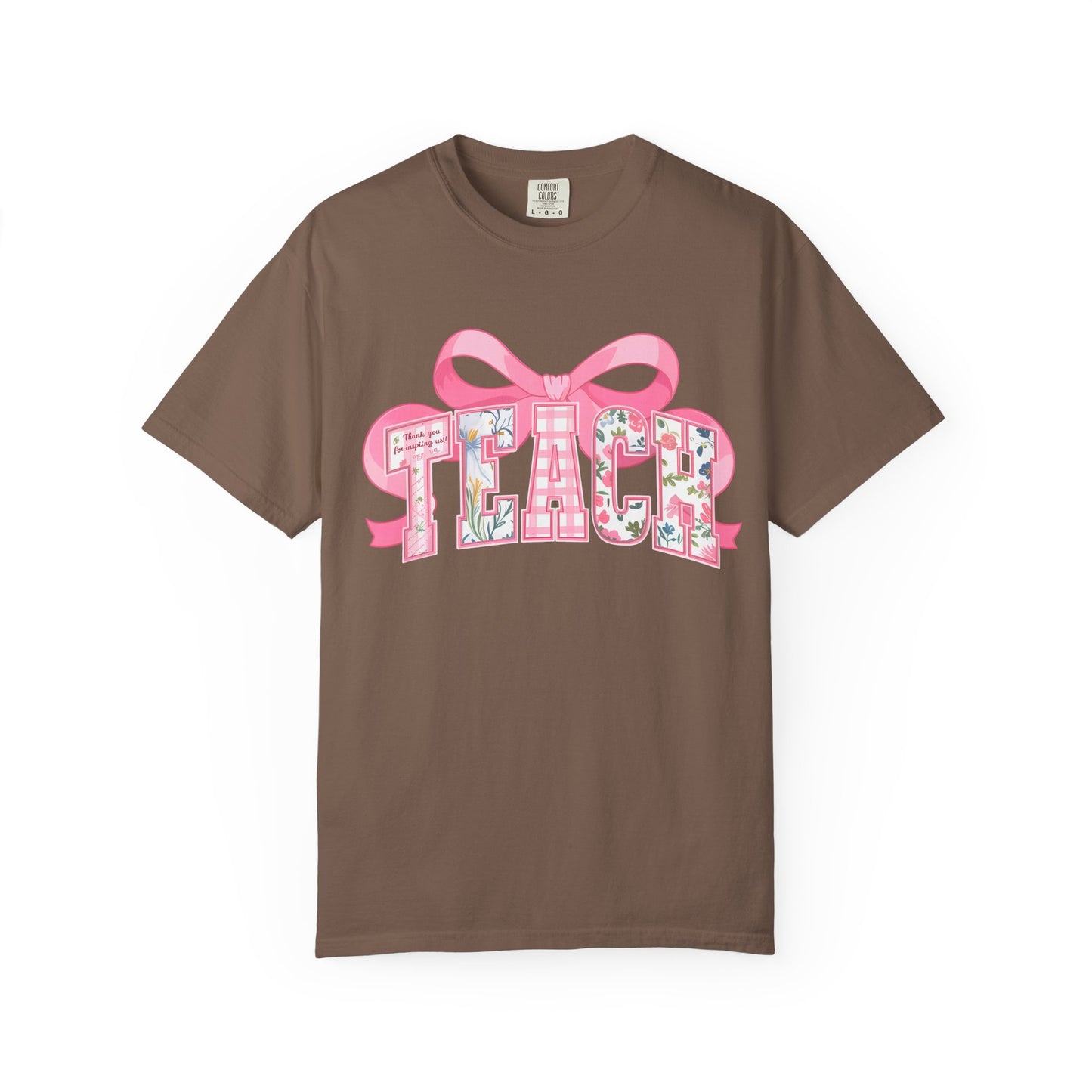 Comfort Colors® Floral Coquette Teacher Shirt