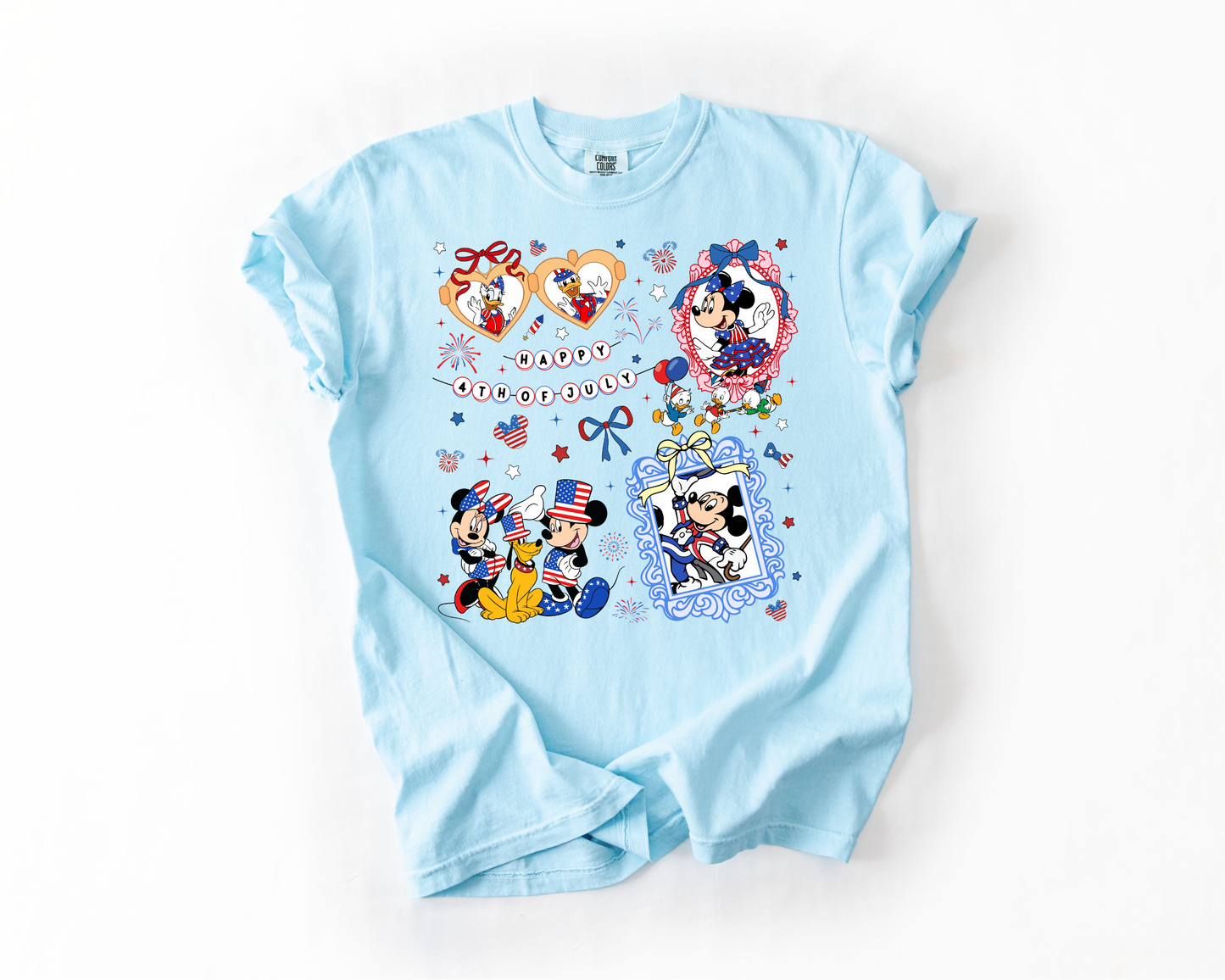 Patriotic Mickey Mouse Comfort Colors Tee