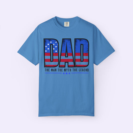 Patriotic Dad Comfort Colors Tee