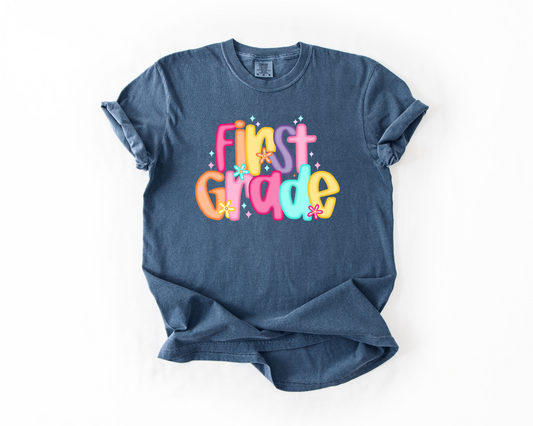 First Grade Teacher Comfort Colors® Tee