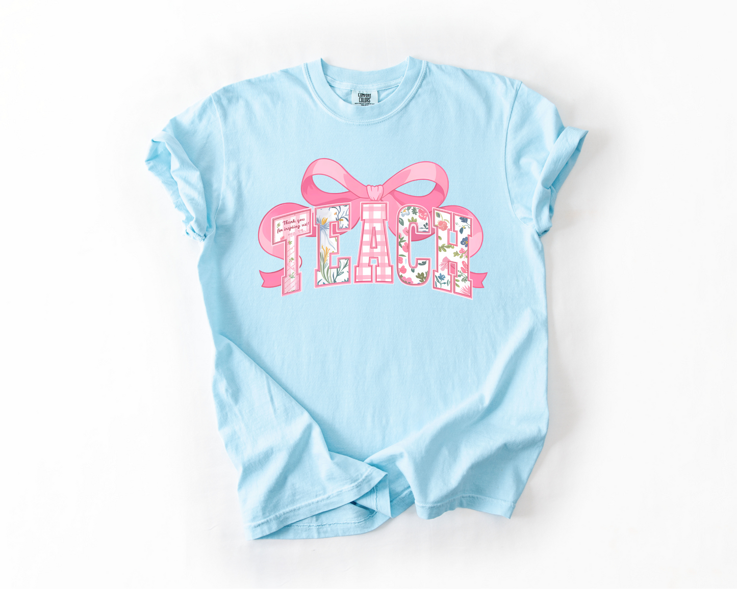 Comfort Colors® Floral Coquette Teacher Shirt