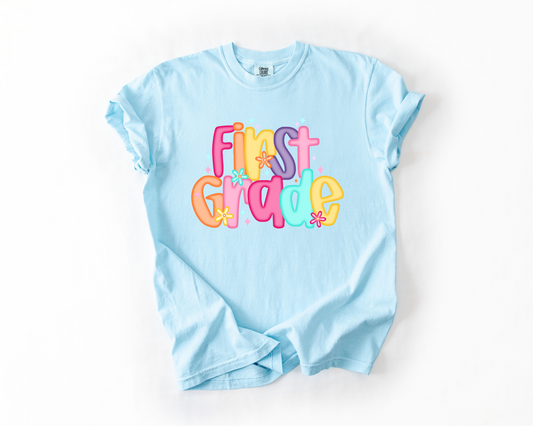 First Grade Teacher Comfort Colors® Tee