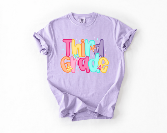 Third Grade Teacher Comfort Colors® Tee