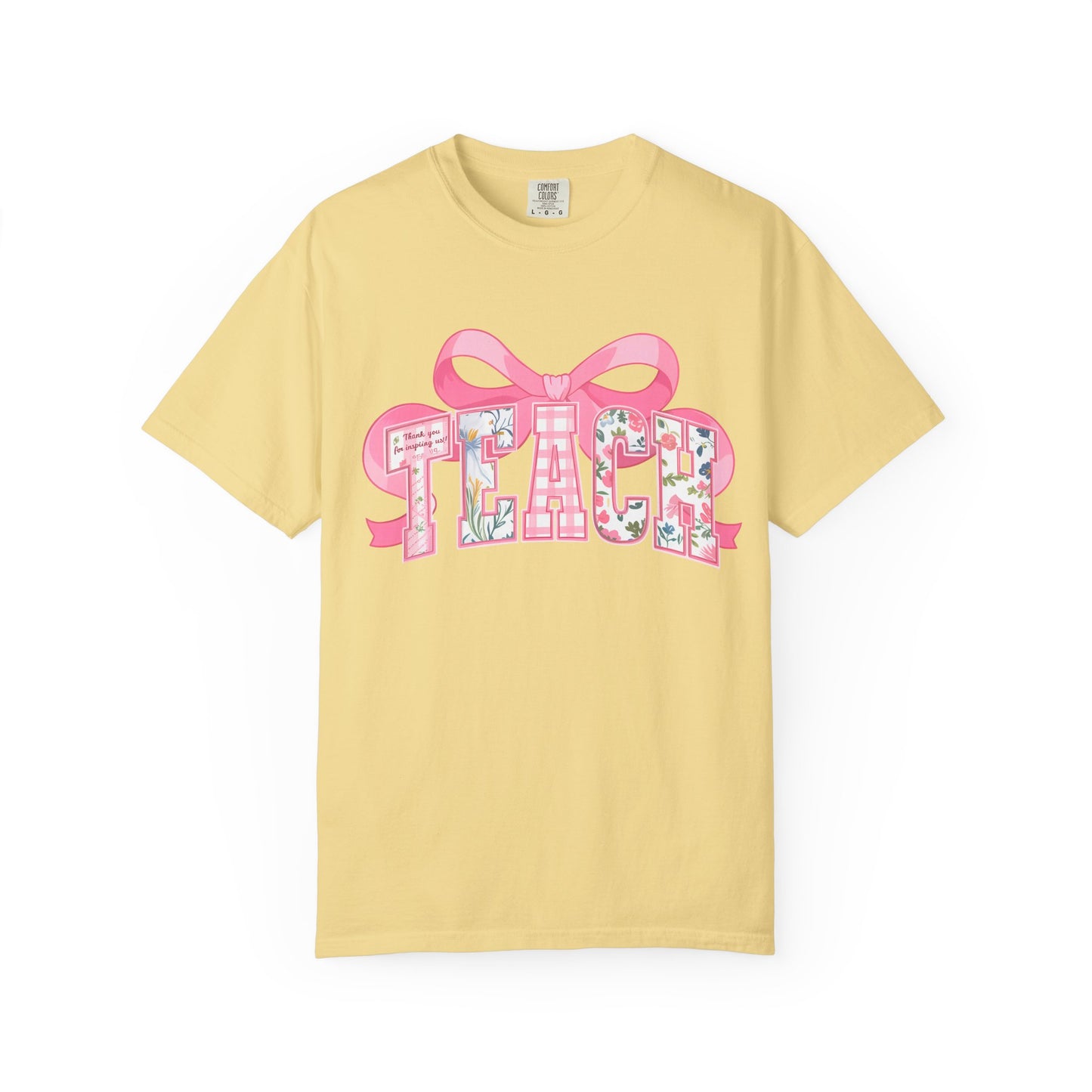 Comfort Colors® Floral Coquette Teacher Shirt