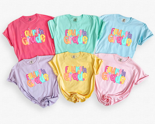 Fourth Grade Teacher Comfort Colors® Tee