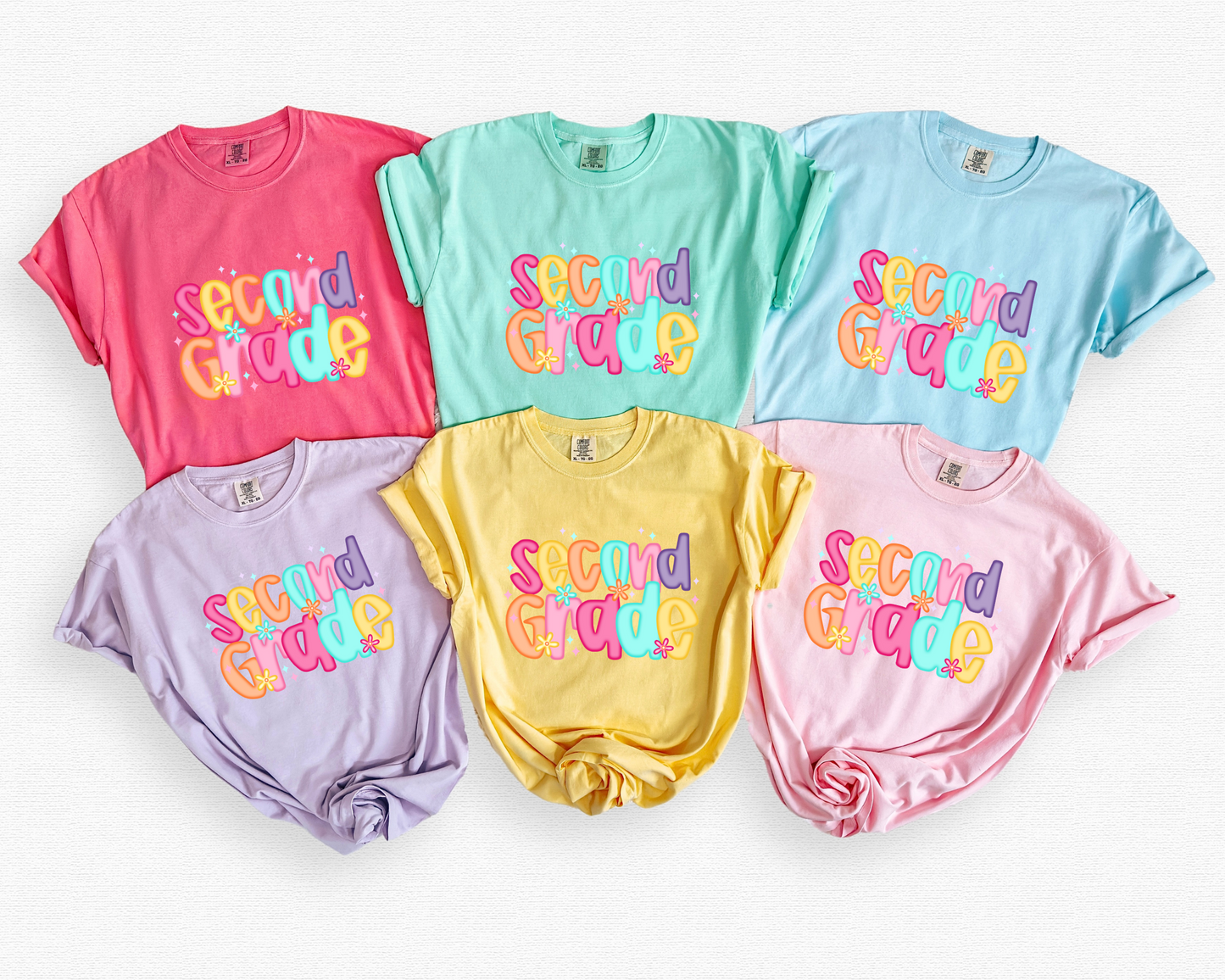 Second Grade Teacher Comfort Colors® Tee